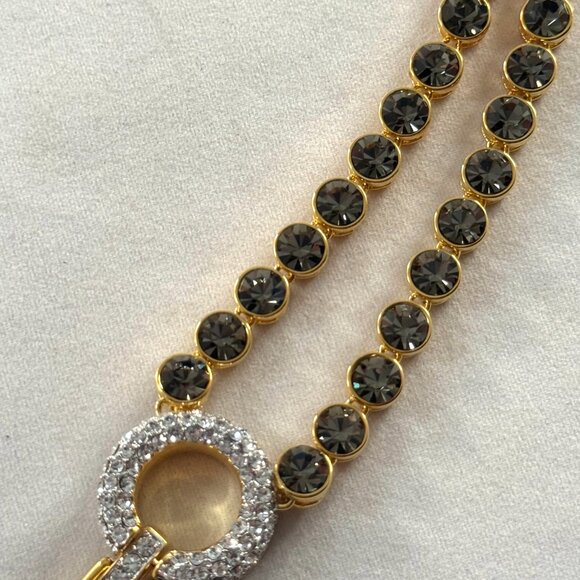 Ornate crystal necklace by Akkad, excellent condition - Picture 3 of 7